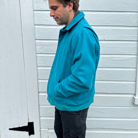 Vintage Woolrich Turquoise Wool Jacket - Picture 2 of 5